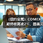 （纽约金属）COMEX期铜收高逾2%，因美元疲软带来支持