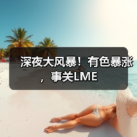 深夜大风暴！有色暴涨，事关LME（图2）