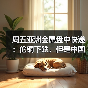 周五亚洲金属盘中快递：伦铜下跌，但是中国工厂活动改善提供支撑