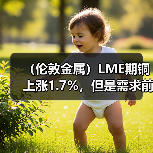 （伦敦金属）LME期铜上涨1.7%，但是需求前景阴云密布