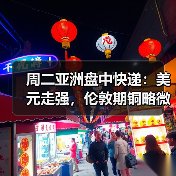 周二亚洲盘中快递：美元走强，伦敦期铜略微下跌（图4）