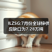 ILZSG:7月份全球锌供应缺口为7.28万吨（图3）