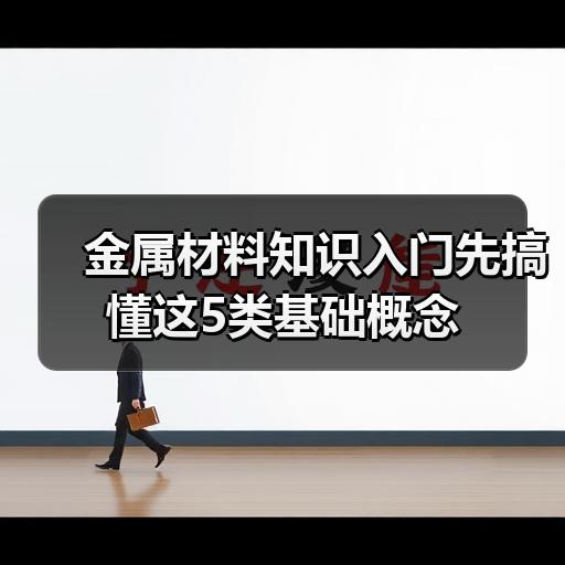 金属材料知识入门先搞懂这5类基础概念